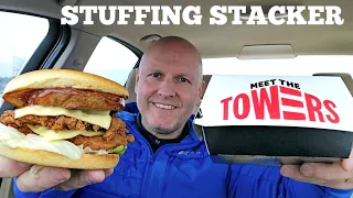 IT'S HUGE! KFC NEW STUFFING TOWER BURGER REVIEW