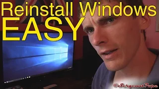 How to reinstall Windows 8.1 or 10 without disc or USB - INCREDIBLY EASY!
