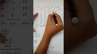 karl's pearson skewness in continuous series