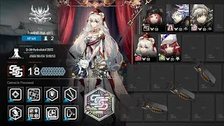 [Arknights] Range Superiority / Foothill Hui-ch'i Risk 18 Week 1 — CC#7: Permament Map [5 ops]