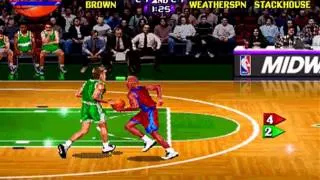 NBA Hang Time (Boston Celtics - Philadelphia 76ers) (High Voltage) (WIN) [1996] [PC Longplay]