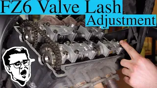 Adjusting Yamaha FZ6 Valve Lash - How to