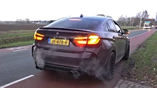 BMW X6M F86 (725HP) with Fi Exhaust - Revs, Accelerations & Stopped by the Police!