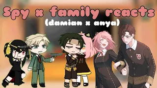 Spy x family reacts to Anya x Damian and more || Frankly + Yuri also included ||