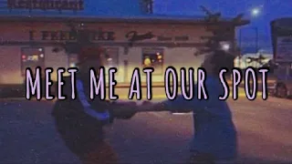 The anxiety, Tyler Cole, and Willow- Meet Me At Our Spot (Lyrics)