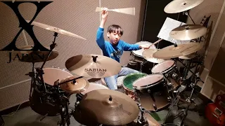 X-Japan : Weekend (Drum cover) Kid drummer 10 years old. 초등학생 드럼  #xjapan #yoshiki #DrumCover