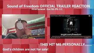 (RATED PG-13) Sound of Freedom OFFICIAL TRAILER REACTION