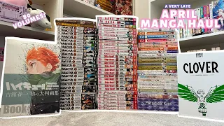 A very late APRIL MANGA HAUL 🌸 | [80+ volumes]