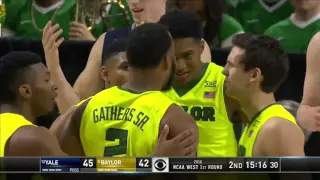 Yale vs. Baylor: Rico Gathers and-one