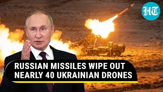 Crimea Under Attack; Russian Air Defence Missiles Strike Back At Ukrainian Drone Barrage | Watch