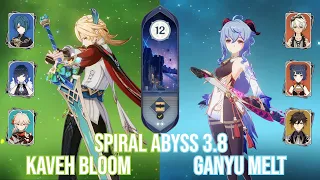 C6 Kaveh Bloom & C0 Ganyu Melt - Genshin Impact Abyss 4.0 / 3.8