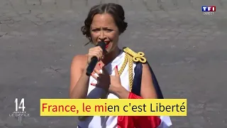 FRANCE par Candice Parise (14 juillet 2022) - Avec  paroles (lyrics)