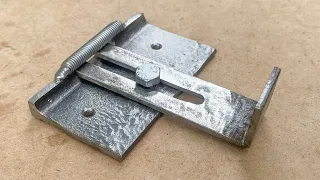 the genius invention of a welder to make door latches