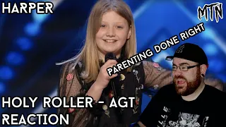 WATCH OUT COURTNEY! - HARPER - HOLY ROLLER - AMERICAS GOT TALENT - AUDITION - REACTION - SO PROUD!