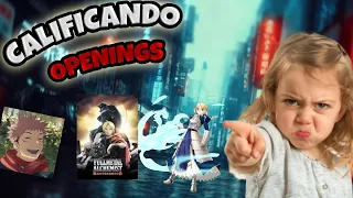 MI AMIGA NO OTAKU CALIFICA OPENINGS 3 !!!