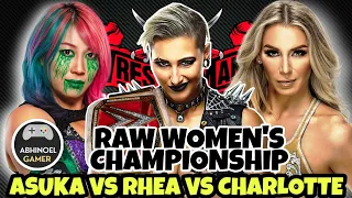 Asuka vs Rhea Ripley vs Charlotte Flair - WWE Women's Championship | WrestleMania Backlash 2021
