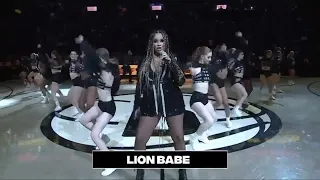 LION BABE - Harder / Rockets - Brooklyn Nets Halftime Performance Live at Barclays Center