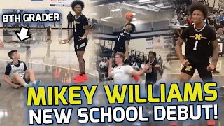 Mikey Williams Regular Season Debut In Lamelo Ball's New Shoes! 8th Grade Isaac Ellis Drops 30 PTS 😱