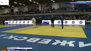 60 kg Кумыков А Исаев И 07 11 2021 Т2 Первенство России по дзюдо до 18 лет, ИЖЕВСК