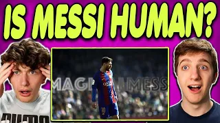 Americans React to 15 Times Messi Did The Impossible! Is Lionel Messi Even Human?