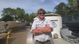 Everything was eating our live bait during The Striped Bass Challenge Tournament