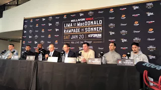 BELLATOR 192 LIMA VS MACDONALD & RAMPAGE JACKSON VS CHAEL SONNEN