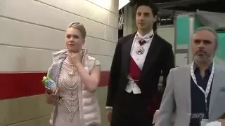 Weaver Poje warmup & backstage before SD - CTNSC16