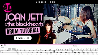 I Love Rock' N Roll - Joan Jett & The Blackhearts - Drum Cover (Drum Score)