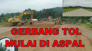 MAKIN TACELAK! PROGRES TERKINI EXIT TOL DAN GERBANG TOL PADANG SICINCIN