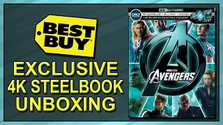 The Avengers Best Buy Exclusive 4K+2D Blu-ray SteelBook Unboxing
