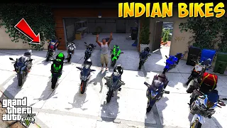 Franklin & Shinchan Collecting EVERY INDIAN BIKES in GTA 5 || Gta 5 Tamil