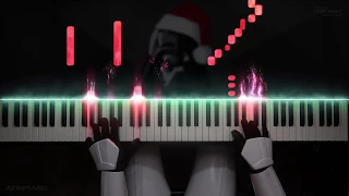 Imperial March - Carol of the Bells | EPIC STAR WARS (Piano Cover) [Intermediate]