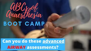 Real airway assessment practice for anaesthesia trainees!