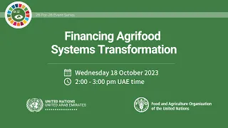 Financing Agrifood Systems Transformation