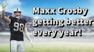 Tale of the Tape Maxx: Crosby getting better every year