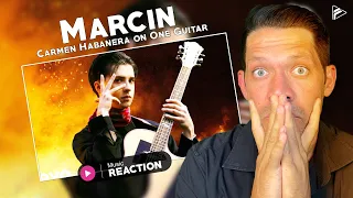 Marcin - Carmen Habanera on One Guitar (Reaction)