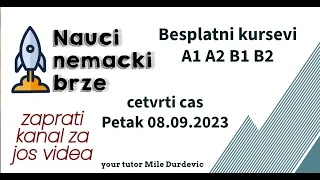 Besplatni kurs, Petak, 08.09.2023 cetvrto predavanje