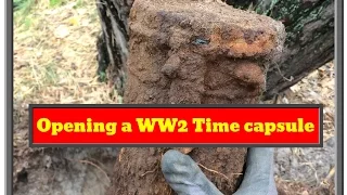 Finding and opening a WW2 Time capsule