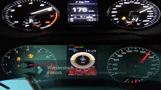 Yaris GR (261hp) vs Audi S1 (231hp) 0-200,0-100