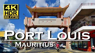 Port Louis , Mauritius in 4K 60fps HDR ( UHD ) Dolby Atmos 💖 The best places 👀  walking tour