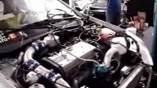 X20XEV Turbo vectra C on dyno manifold lights up endurance 2.0 16V turbo SPA turbo