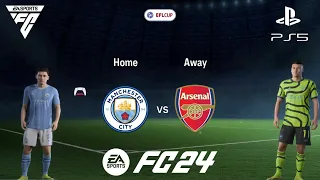 EA SPORTS FC 24 - Manchester City vs Arsenal | Carabao Cup | PS5 Gameplay