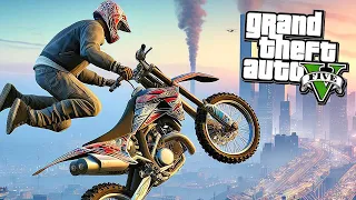 GTA 5 FUNNY MOMENTS and TRICKS! How much roofs we can through by jumping?
