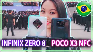 SERÁ QUE É BOM?? INFINIX Zero 8 vs Poco X3 NFC