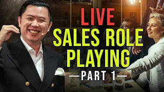 Live Sales Role Playing At High Ticket Mastery With Dan Lok Part 1