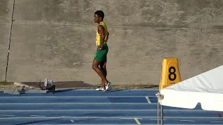 Antonio Watson | Petersfield powers away from DeAndre Watkin in the Boys U20 200m final | CARIFTA