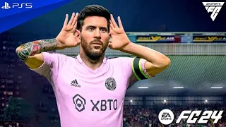 EA FC 24 | INTER MIAMI VS F.C BARCELONA | 4K ULTRA HD 60 | FULL GAMEPLAY (PS5)