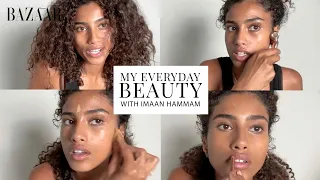 Imaan Hammam walks us through her everyday beauty routine | Bazaar UK