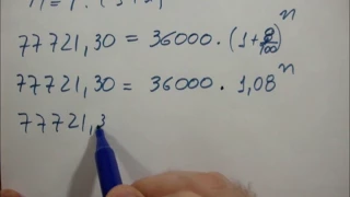 Matemática Financeira(Cálculo do tempo) - Juros compostos