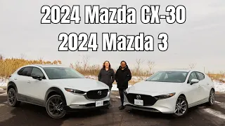 2024 Mazda 3 vs Mazda CX-30 - Do you REALLY need a crossover?
